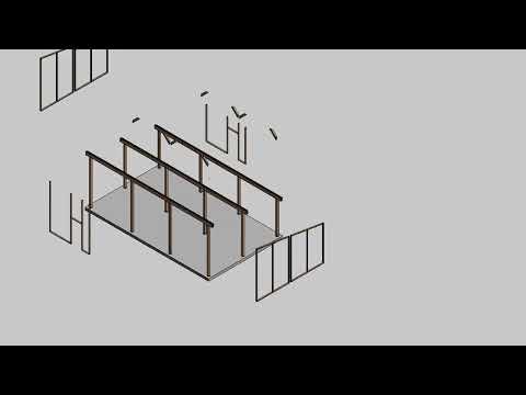 DIY 2-Car Carport with 12x20 Storage Area - Detailed Plans, Cut List, and Animation