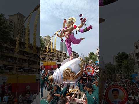 Akhil Chandanwadicha God Ganpati 2024🙏🏼🌺❤️#mumbaichaganeshutsav #godganpati #shortvideo