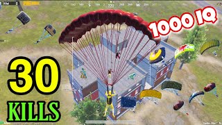 30KILLS!! MY BEST GAMEPLAY with 1000 IQ🔥Pubg Mobile