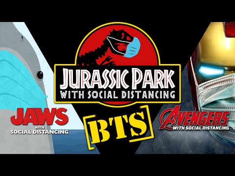 Behind the Scenes - SOCIAL DISTANCE CINEMA (Jurassic World / Avengers / Jaws Parody)