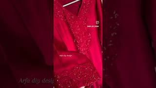 Rose cutwork embroidery': viral outfit;hand embroidery: model inspired dress; party wear dress;diy