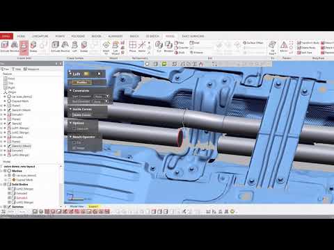 Redesigning an exhaust system with Artec Leo, Artec Studio 14, and Design X in under one hour