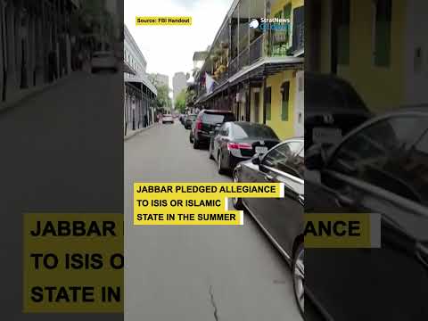 FBI releases footage taken by New Orleans attacker Shamshud-din-Jabbar from earlier visits | #shorts