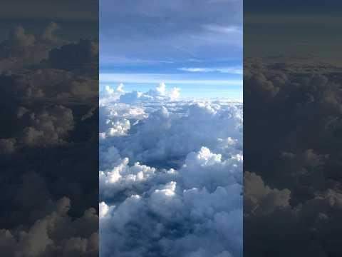 #Blanket Of #clouds  #cottoncandy  #flightjourney #hyderabad to Doha #indigo #youtubeshorts