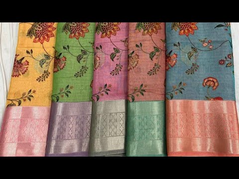 Banarasi Sarees New arrival|| Tissue silk || Kora muslin saree