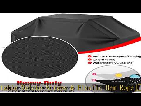 Grill Cover, BBQ Grill Cover, Waterproof, Weather Resistant, Rip-Proof, Anti-UV, Fade Resistant, wi