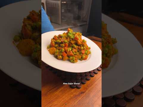 ALOO GAJAR MATAR RECIPE ❤️ | Crafians | #shorts