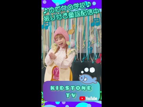 KIDSTONE TV /めだかの学校♪ /ももなお姉さん /童謡  #shorts​