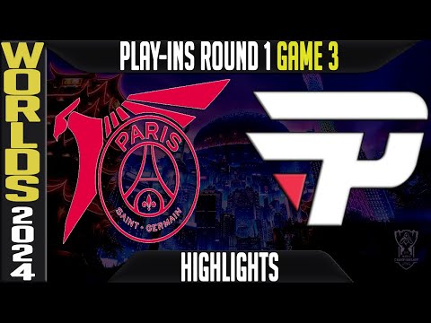 PSG vs PNG Highlights Game 3 | Worlds 2024 Play Ins Round 1 | PSG Talon vs Pain Gaming G3