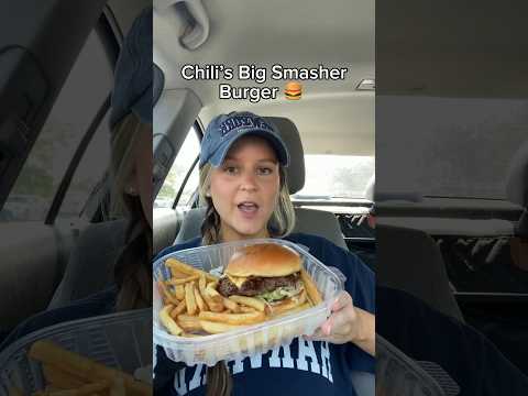 Nothing beats Chili’s 3 for me🌶️🔥🍔 #chilis #smashburger #foodie #foodreview #fastfood #mukbang