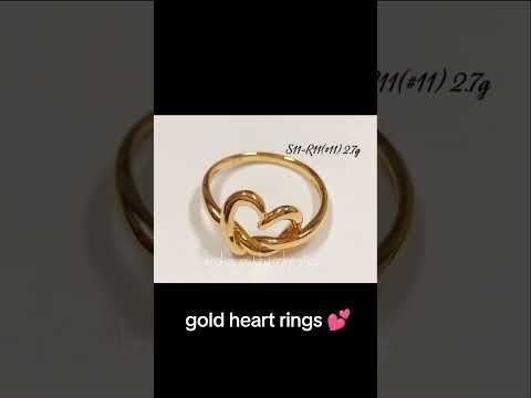 #gold #goldring #heart #heartring #heartjewelry #goldjewellery #simplerings #rings #womenjewellery