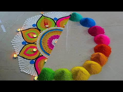 Satisfying video | Sand art | Sankranthi Muggulu  2025 | Sankranti Rangoli