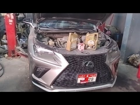 2018 - 2021 Lexus NX300 How to Oil Change & Reset Maintenance step by step