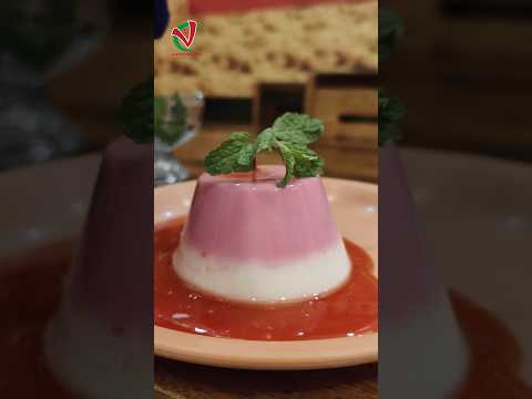 Strawberry Panna Cotta                    #virunthombalchettinadu #pannacotta #strawberrypannacotta