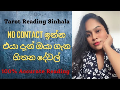 No Contact Situation 😭❤️ Tarot Reading Sinhala #tarot #srilanka #crush #Ex #Love #spouse