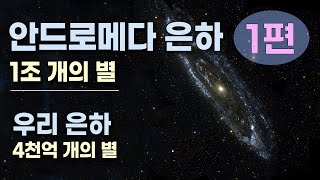 은하 1편 ㅡ 안드로메다 은하 : 1조 개의 별, 지름 22만 광년, 태양질량의 1조 2천억 배 / 은하의 정의, 형성, 구성 / 우리은하