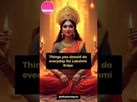 Things you should do Everyday for Lakshmi Kripa #shortvideo #shorts #lakshmi #tarot #explore