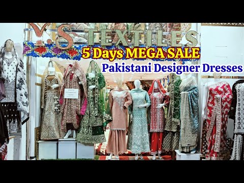 5 Days MEGA SALE | Pakistani Designer Dresses Heavy Work Suits, YS Textiles