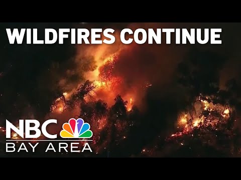 Crews scramble to contain Southern California wildfires