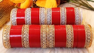 Latest ad punjabi chuda designs|wedding chuda|fancy chuda |indian bangles |bridal bangles|dulhan chu