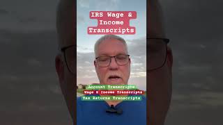 Understanding IRS Transcripts: Account, Wage & Income, and Tax Return Explained #irshelp #irs