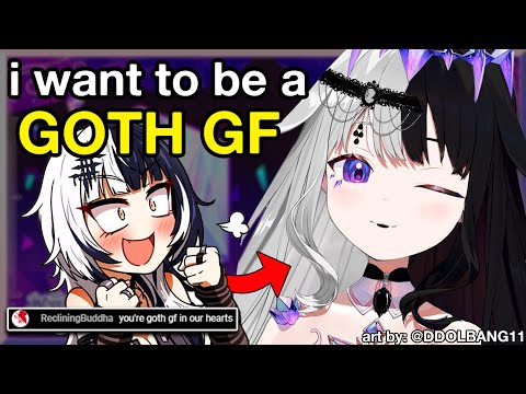 Koseki Bijou becomes a HOT GOTH GIRLFRIEND【HOLOLIVE  EN】