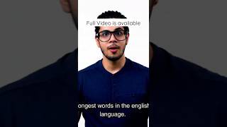 The Longest English Word | Watch the full video on my channel #shorts #longestword #viral #education