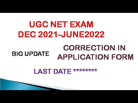 Breaking News !! UGC NET 2022 Update | NTA UGC NET 2022 | UGC NET Correction window