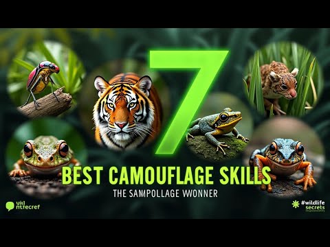 7 Animals with the Best Camouflage Skills #AnimalCamouflage #WildAdaptations #NatureFacts