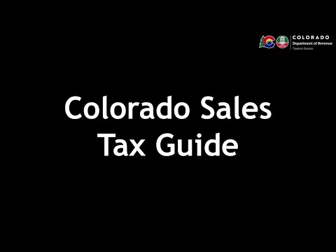 Colorado Sales Tax Guide