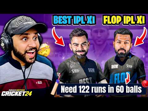 KOHLI vs PANDYA - IPL 2024 🏆BEST vs FLOP - Cricket 24