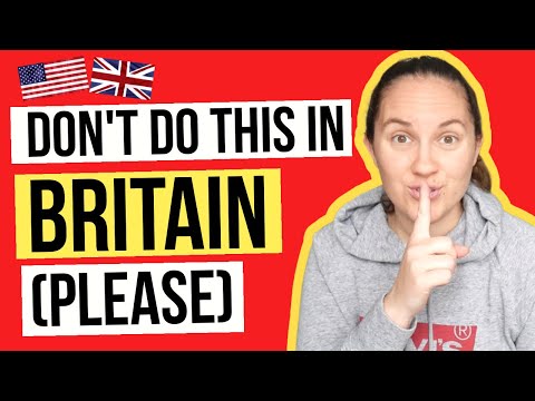 7 American Habits that are RUDE in the UK! / American in the UK