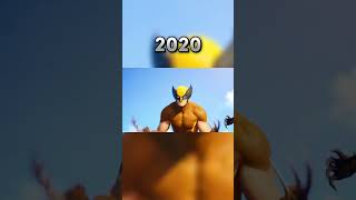 2020 VS 2024 MARVEL 🔥 #fortnite #shorts #viral #marvel #fortnitemarvel