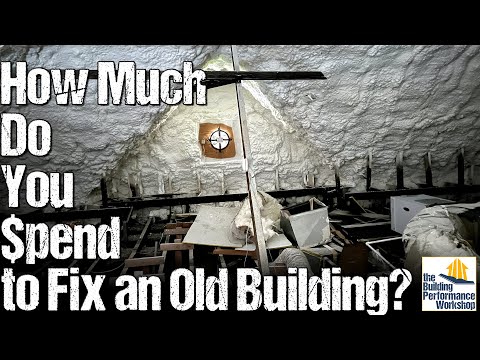 Historic Building Renovation: How Deep Does a Retrofit Go, & When Do You Stop? (spray foam & HVAC)