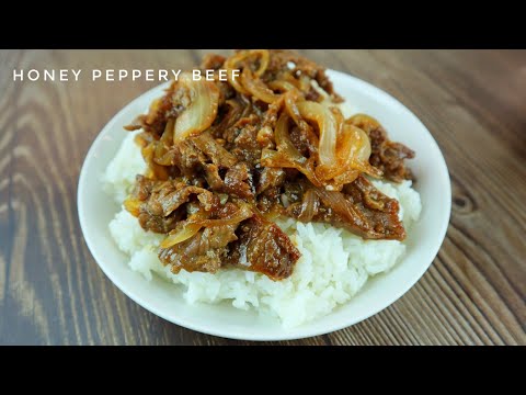 Honey Peppery Beef