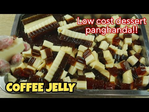 COFFEE JELLY WITH A TWIST| LOW COST COFFEE DESSERT| HOW TO MAKE COFFEE JELLY