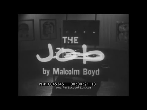 " THE JOB " 1960s RACE, MEDIA AND HOLLYWOOD   PLAY BY REV. MALCOLM BOYD  w/ CLIFF FRAZIER  GG45345