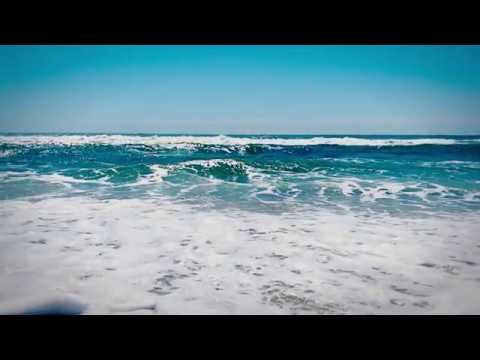 Waves Crash On The Beach