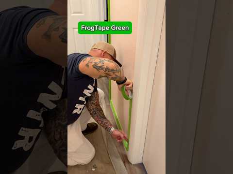 POV, my FrogTape experience! Painting made easy with FroTape Green. #painterstape #frogtape #painter