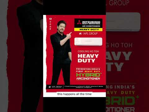 Shah Rukh Khan Advertises AirConditioners, and it works.