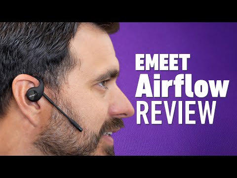 EMEET Airflow - Wireless Open Ear Headphones with Mic