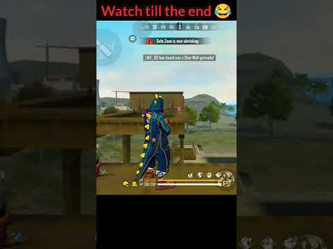 Best moment with enemy 🤣 Funny  video - Garena Free Fire max #shorts