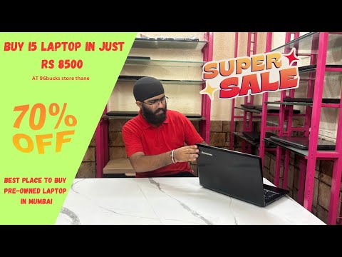 buy i5 laptop in just Rs8500|second hand laptop upto 80% off at 96bucks store thane|used laptop shop