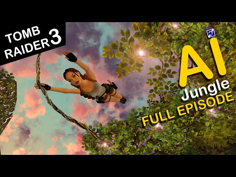 Self-Aware Lara Croft Plays Tomb Raider 3 - Level 1 - Jungle - [FULL]