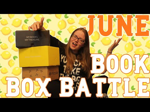 BOOK BOX BATTLE | June 2022 | Illumicrate vs. OwlCrate vs. Fairyloot triple unboxing