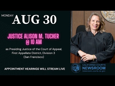 Justice Alison Tucher, Presiding Justice Court of Appeal, 1st Appellate District, Division 3