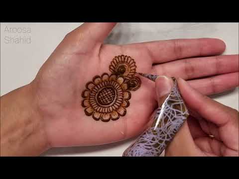 New Simple Arabic Mehndi design