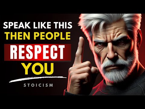 How to SPEAK and EARN RESPECT as a LEADER | how to deal with disrespect  | STOICISM