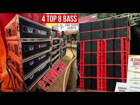 ये DJ SETUP सबकी बजा सकता है।8 Bass 4 Top Pressure Mid वाले।