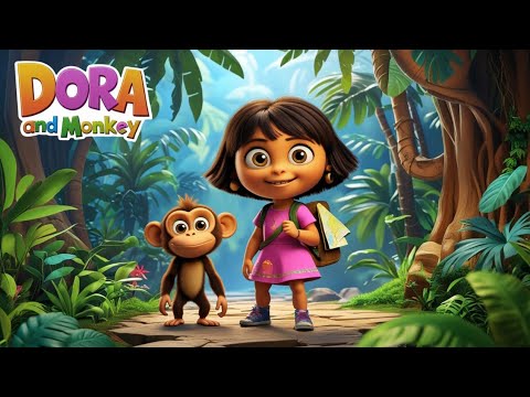 "Join Dora & Her Monkey Friends: Fun Nursery Rhymes Adventure for Kids! 🎶🚀"